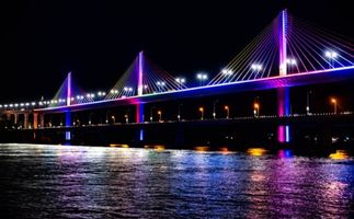Night Views mandovi river